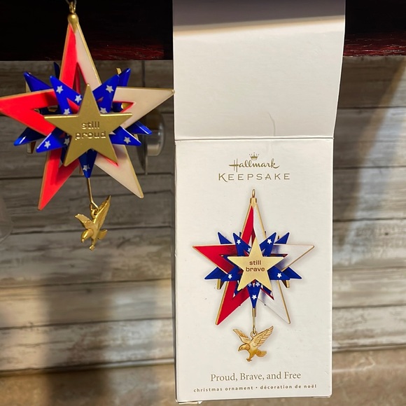 Hallmark Other - Hallmark Keepsake PROUD, BRAVE, and FREE 2010 Christmas Ornament